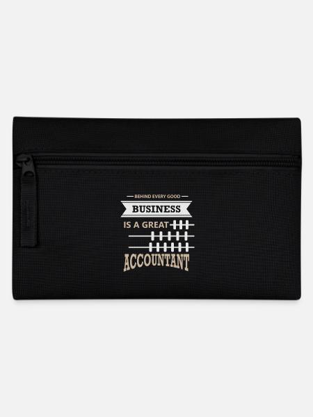 Accountant accountant - Pencil Case - black
