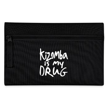 Kizomba is my Drug - Kizomba Dance Fashion - Federtasche - Schwarz - Vorne