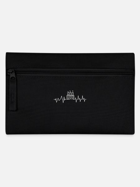 Chemistry Natural Science Experiment Heartbeat - Pencil Case - black