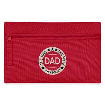 cadeau pour la fête de la Journée Lege cadeau Père papa Père Père - Trousse - rouge - Devant
