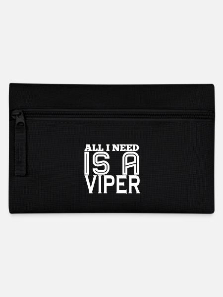 Reptiles Serpent Vipère Amour - Trousse - noir