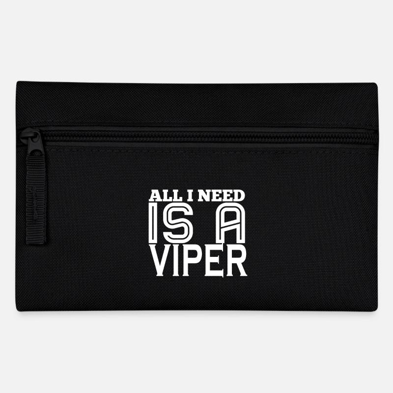 Reptiles Serpent Vipère Amour - Trousse - noir