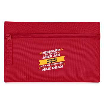 Gemeindereferent Beruf Geschenk - Federtasche - Rot - Vorne