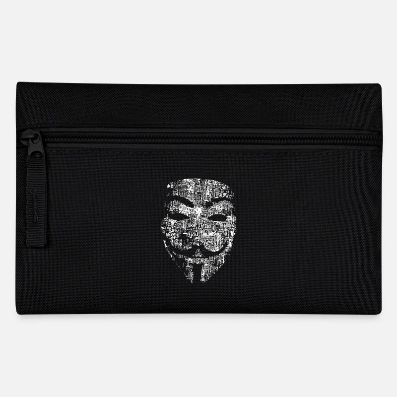 les pirates anonymes masque - Trousse - noir