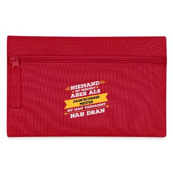 Dental technician professional gift - Pencil Case - red - Front