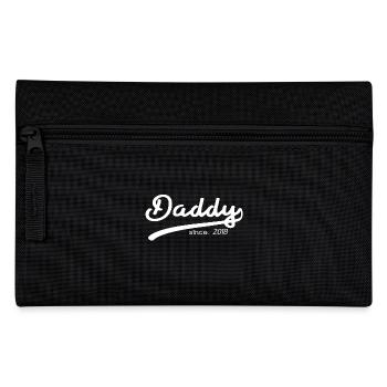 DADDY DEPUIS 2018 PÈRE PAPA PÈRES cadeau pour la fête - Trousse - noir - Devant