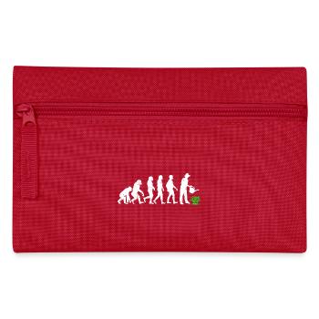 Gärtner Evolution entwicklung gießen garten kanne - Federtasche - Rot - Vorne