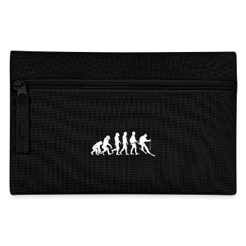 Ski evolution fahren wintersport sport geschenk - Federtasche - Schwarz - Vorne