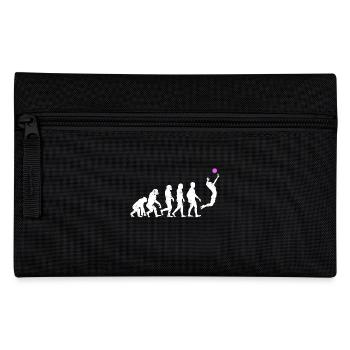Volleyball Evolution sport gift jump ball - Pencil Case - black - Front