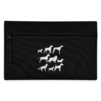 HUNDE DOGS GESCHENK - Federtasche - Schwarz - Vorne