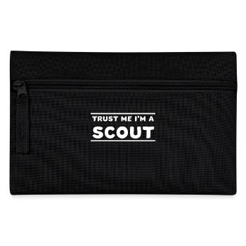TRUST ME I'M A SCOUT Geschenk - Federtasche - Schwarz - Vorne
