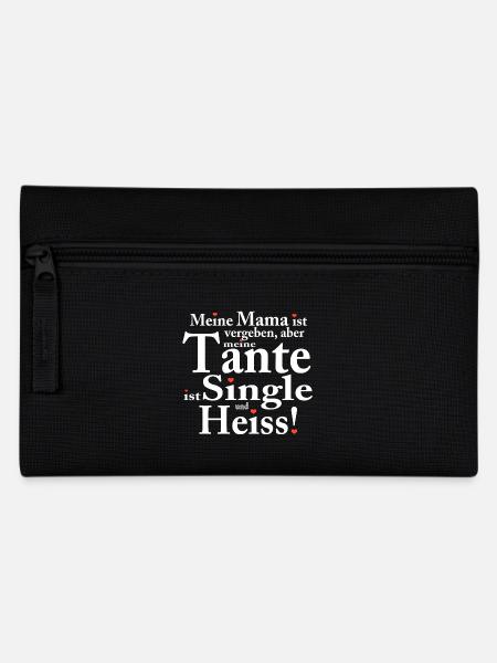 Meine Tante Ist Heiss Neffe Nichte - Federtasche - Schwarz