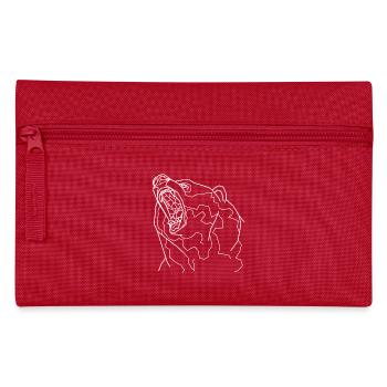 Bear knows - Pencil Case - red - Front