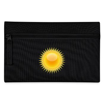 regenbogen sonne wolken wetter rainbow sun cloud50 - Federtasche - Schwarz - Vorne