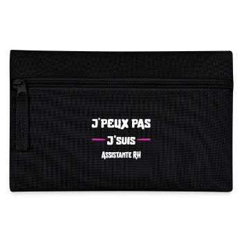 J'peux pas Assistante RH cadeau noël - Trousse - noir - Devant