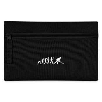 Die Evolution des Hockey Feldhockey als Geschenk - Federtasche - Schwarz - Vorne