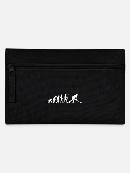 The evolution of hockey field hockey as a gift - Pencil Case - black