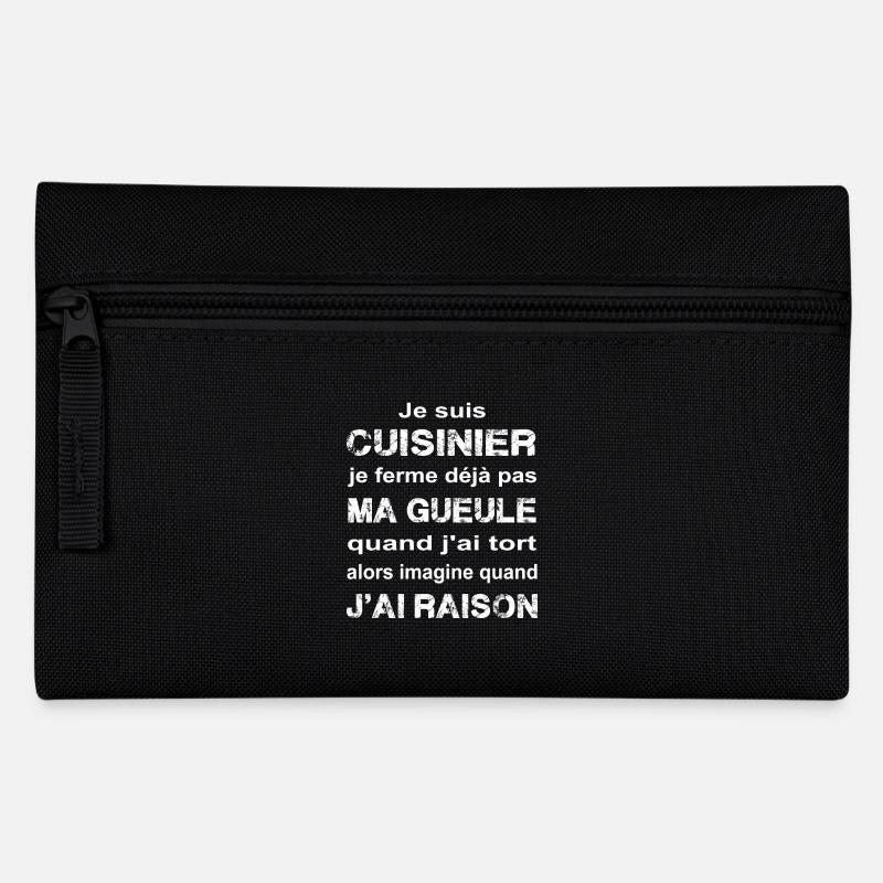 Je suis Cuisinier - Trousse - noir