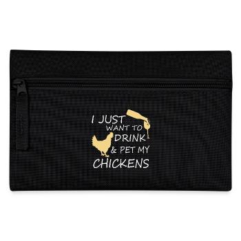 Pet my Chickens - Trousse - noir - Devant