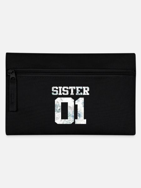 amis Sister Sister bff Amitié combi - Trousse - noir
