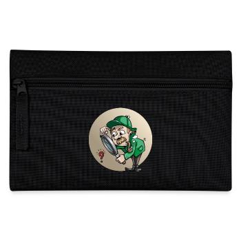 detective private eye investigator1 - Pencil Case - black - Front