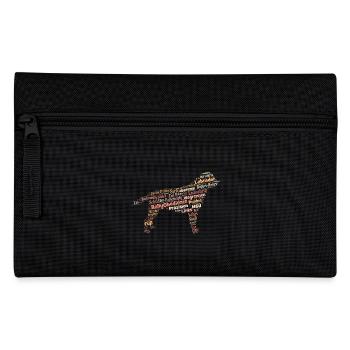 Labrador Rally Obedience Wordcloud - Federtasche - Schwarz - Vorne