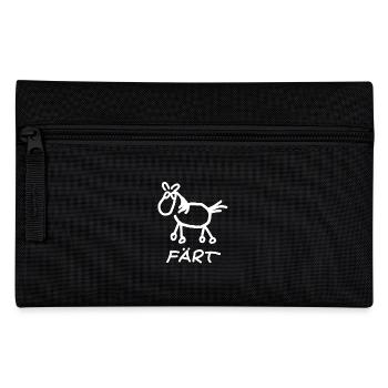 Pferd | Färt | T-Shirt | Pullover - Federtasche - Schwarz - Vorne