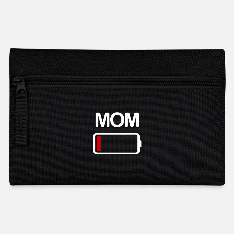 MOM Akku leer - Federtasche - Schwarz