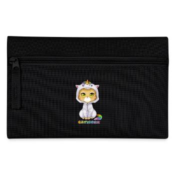 Caticorn - Für Katzen und Einhörner - Federtasche - Schwarz - Vorne