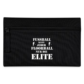 Floorball - Federtasche - Schwarz - Vorne