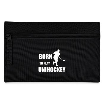 Unihockey - Federtasche - Schwarz - Vorne