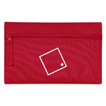 Project Ü logo - Pencil Case - red - Front