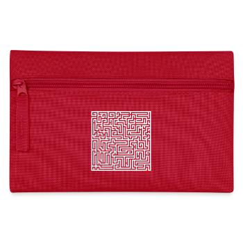 Maze puzzle - Pencil Case - red - Front