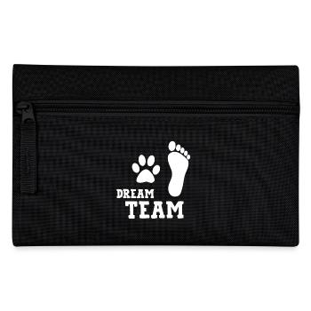 Dream Team drôle de chien T-shirt - Trousse - noir - Devant