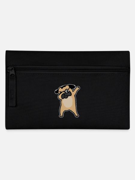 Funny Dabbing Pug Dog Poison | Pug Pugs Pugs Puggy - Pencil Case - black