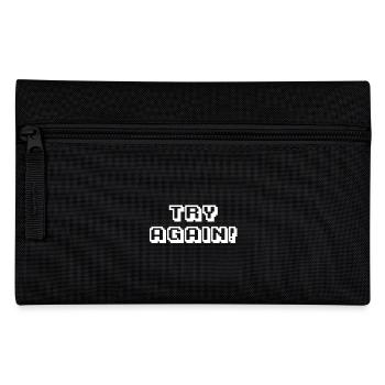 Arcade Try Again knows - Pencil Case - black - Front