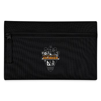 Trust me. I'm an engineer - shirt with tools - Pencil Case - black - Front