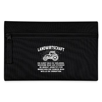 Landwirtschaft - Federtasche - Schwarz - Vorne