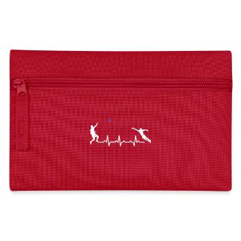 Heartbeats Ultimate Frisbee Sport T-shirt - Trousse - rouge - Devant