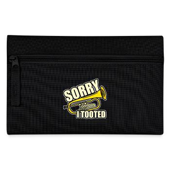 Sorry i tooted - Federtasche - Schwarz - Vorne