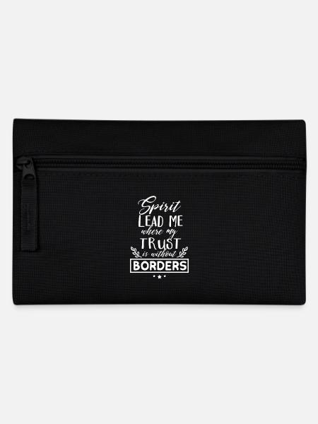 Spirit lead me christian christians gift - Pencil Case - black