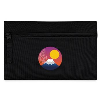 Mount Fuji manga - Pencil Case - black - Front