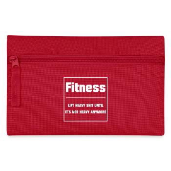LIFT FUNNY FITNESS HEAVY MERDE SPORTS GYM STUDIO - Trousse - rouge - Devant