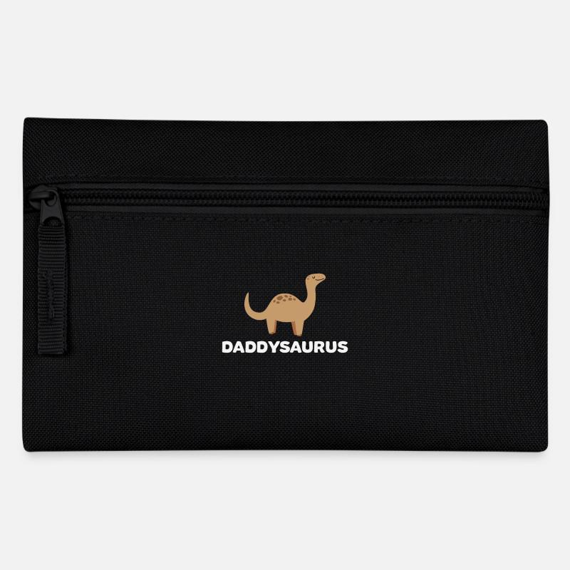 Daddysaurus Funny Dinosaur Daddy Gift - Federtasche - Schwarz