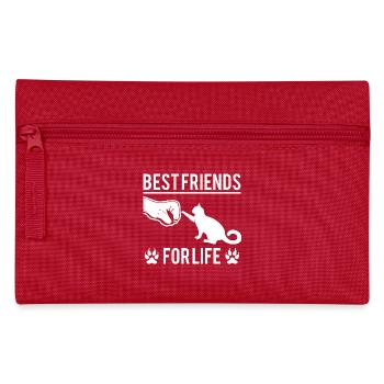 Chat Meilleurs amis pour la vie cadeau - Trousse - rouge - Devant