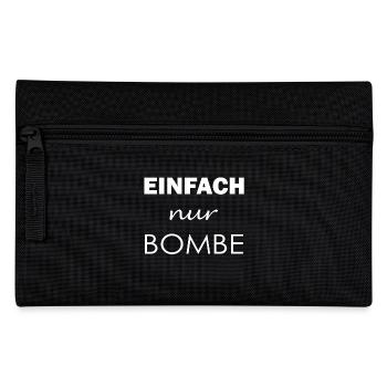Einfach nur Bombe - Federtasche - Schwarz - Vorne