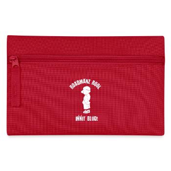 Roadmanz Rool, Innit Blud! - White - Pencil Case - red - Front