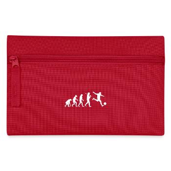 Evolution Joueur de Football Sport football Cadeau - Trousse - rouge - Devant