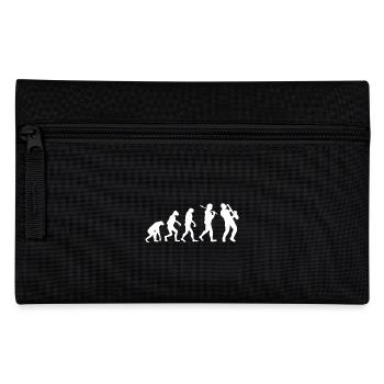 Evolution saxophone gift music saxophone - Pencil Case - black - Front