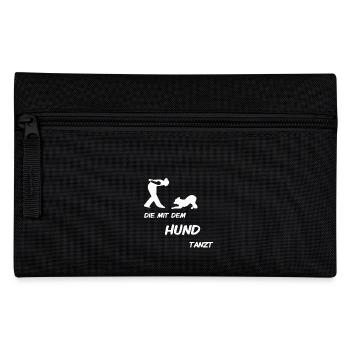 Die mit dem Hund tanzt T- shirt - Federtasche - Schwarz - Vorne